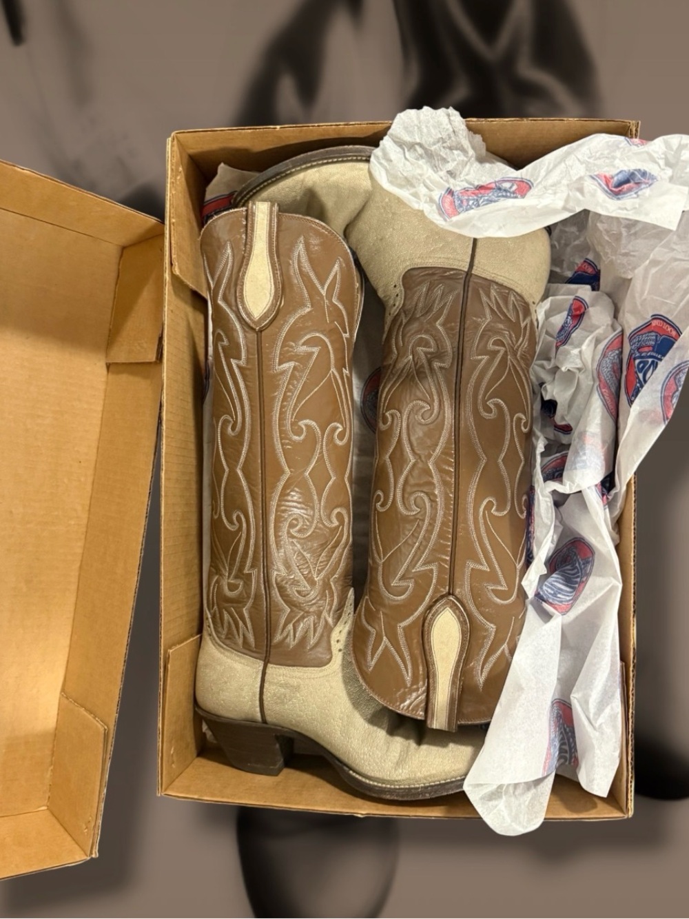 HONDO 1989 Genuine Elephant Cowboy Boots- women’s